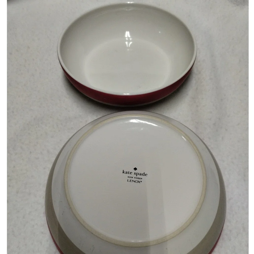 Kate‎ Spade Lenox Pink Rim 8